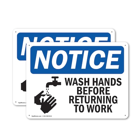 Signmission Safety Culture Sign, 24 in Width, Plastic, Rectangle OS-2PACK-NS-P-1824-L-16860
